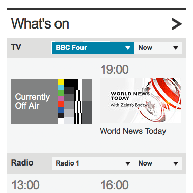 BBC Honepage Beta